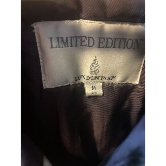 London Fog Limited Edition Navy Mid Length Full Zip Jacket Sz M - Picture 6 of 7